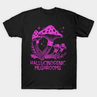 Hallucinogenic mushrooms, Magic Mushrooms, microdose mushrooms, psilocybin mushroom T-Shirt